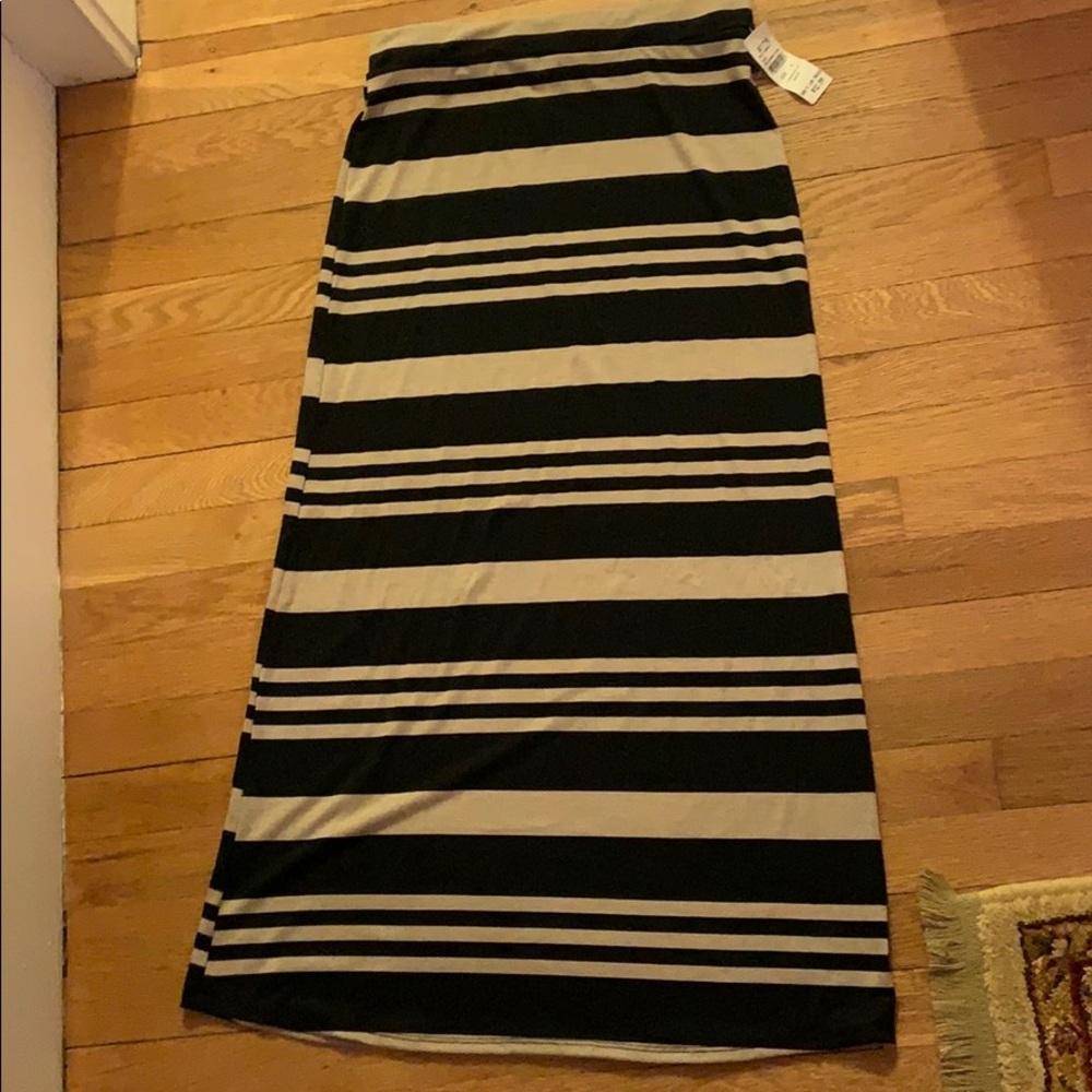 NEW striped maxi skirt